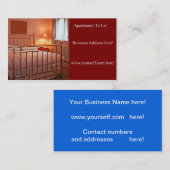 Appartement visitekaartje (Voorkant / Achterkant)