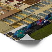 appartementengebouw poster (Hoek)