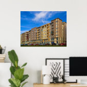 appartementengebouw poster (Thuiskantoor)