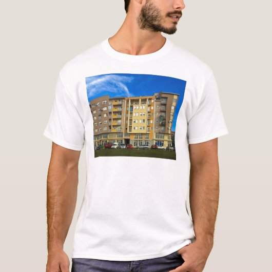 appartementengebouw t-shirt (Voorkant)