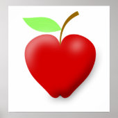 appel-148455 RED HEART FORMULES APPLE FRUIT H Poster (Voorkant)