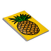 appel-25251 CARTOON PINEAPPLE YUMMY DELICIOUS FRUI Notitieboek (Rechterzijde)