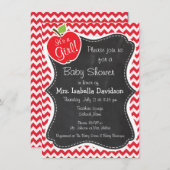 Appel; Alizarin Crimson Chevron Kaart (Voorkant / Achterkant)