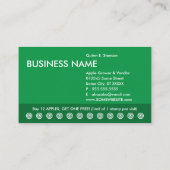 appel bloedig klantenkaartje (Achterkant)