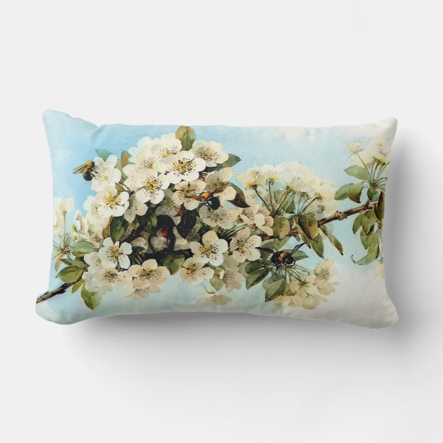  appel bloesems kussen (Voorkant)