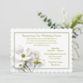 APPEL BLOSSOM DIE STEMMEN VERLENEN/WEDDING INVITAT KAART (Staand voorkant)