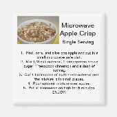 Appel Crisp Recept Magneet (Voorkant)