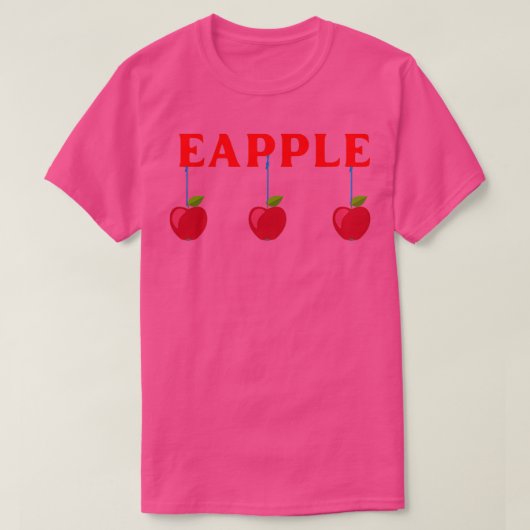 appel Drie rode appels 1 T-shirt (Design voorkant)