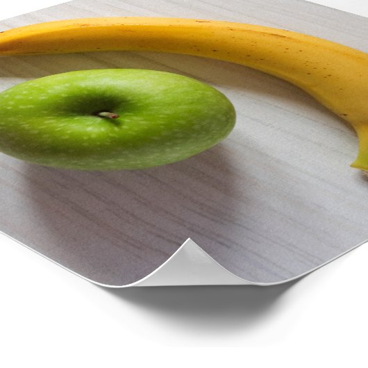 appel en bananen poster (Hoek)