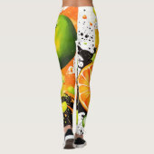 Appel- en citrusuitbarsting leggings (Achterkant)