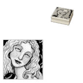 APPEL EN EVE FOLK ART, EDEN RUBBER STEMP *Aangepas Rubberstempel (Gestempeld)