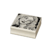 APPEL EN EVE FOLK ART, EDEN RUBBER STEMP *Aangepas Rubberstempel (Stempel)