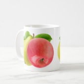 Appel en peren koffiemok (Voorkant links)