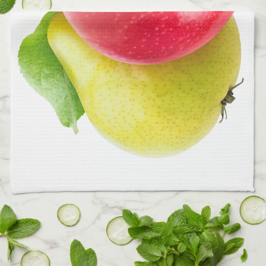 Appel en peren theedoek (Gevouwen)