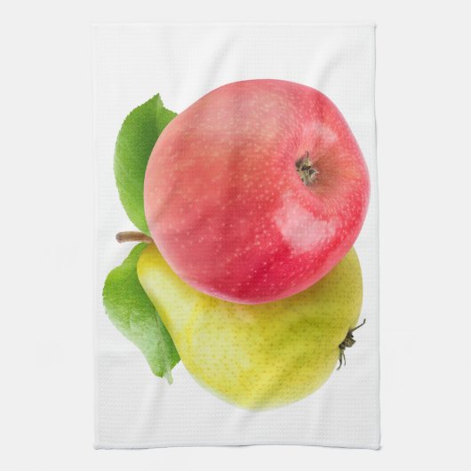 Appel en peren theedoek (Verticaal)