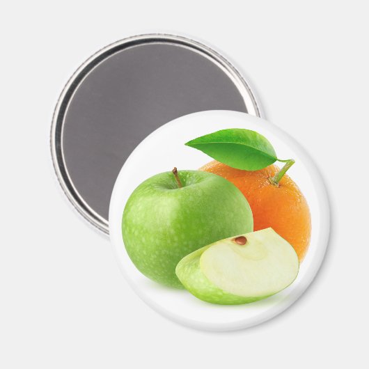 Appel en sinaasappel magneet (Voorkant / Achterkant)