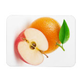 Appel en sinaasappel magneet (Horizontaal)