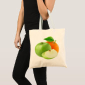 Appel en sinaasappel tote bag (Voorkant (product))