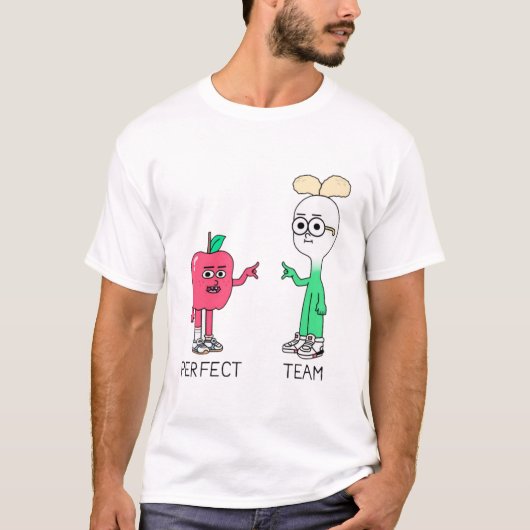 appel en ui t-shirt (Voorkant)