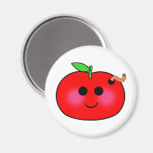 Appel en worm magneet (Voorkant / Achterkant)