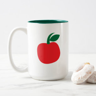Appel Fruit Tweekleurige Koffiemok