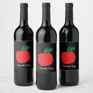 Appel Fruit Wijn Etiket