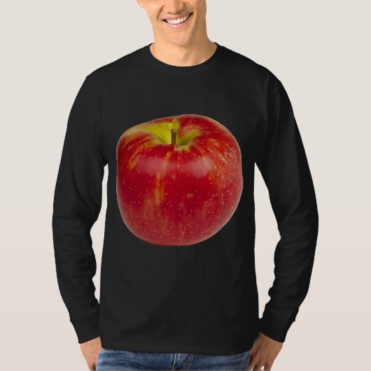 Appel gezond fruit t-shirt (Voorkant)