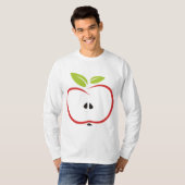 Appel Gezond Rood Fruit T-shirt (Voorkant volledig)