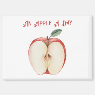 Appel Groen Blad Fruit Magneet
