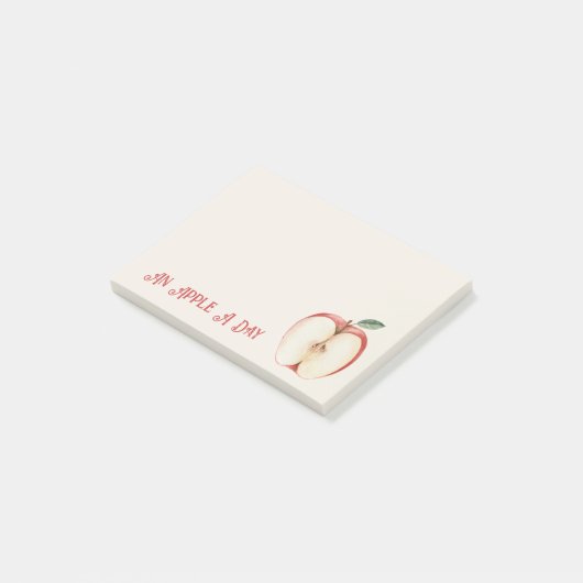 Appel Groen Blad Fruit Post-it® Notes (Schuin)