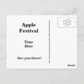 Appel, Groene appel Briefkaart (Achterkant)