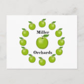 Appel, Groene appel Briefkaart (Voorkant)