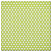 Appel Groene Polka Dots Stof (Swatch)