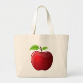 appel grote tote bag (Voorkant)