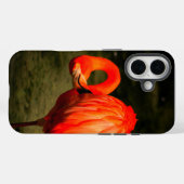 APPEL iPHONE HOES MET EEN FLAMINGO ONTWERP (Achterkant (horizontaal))