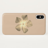 appel iphoneX hoesje bloemstijl ontwerp (Achterkant (horizontaal))