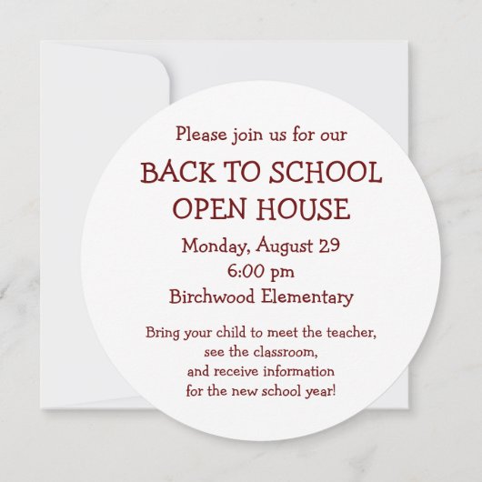 Appel Kaart (Achterkant)