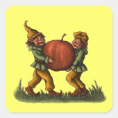 appel kabouters sticker (Voorkant)