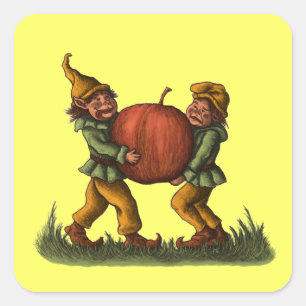 appel kabouters sticker