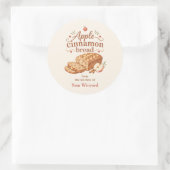 Appel Kaneel Brood Herfst Bakken Label (Tas)