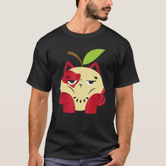 Appel Kat Appel Pluk Team Appel Fruit T-shirt (Voorkant)