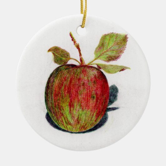 Appel Keramisch Ornament (Voorkant)