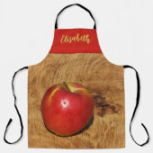 appel, keuken, keuken, dienblad, keukengerei, kook schort (Voorkant)