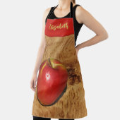 appel, keuken, keuken, dienblad, keukengerei, kook schort (Insitu)