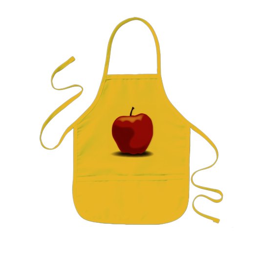 Appel Kinder Schort (Voorkant)