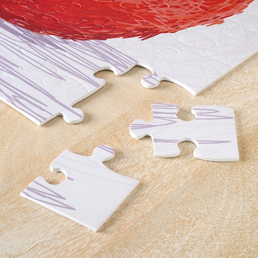 appel legpuzzel (Zijkant)