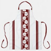Appel Luxe Jacquard Strepen Schort (Voorkant)