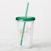 Appel Mand Vogel Acryl Drinkbeker (Achterkant)