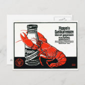 Appel Mayonnaise Advertisement Lobster Briefkaart (Voorkant / Achterkant)