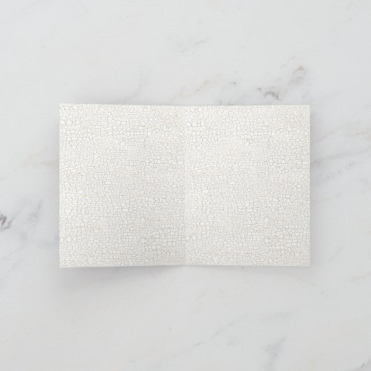 Appel met Vine  Crackle Bedankkaart (Binnen)